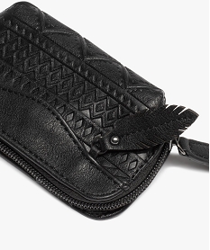 porte-monnaie a fermeture zippee noir standard porte-monnaie et portefeuilles7048901_4