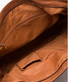 sac cabas avec poches zippees sur lavant orange7050801_3