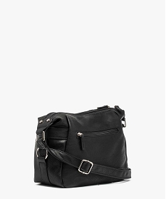 sac femme forme besace avec zips decoratifs noir sacs bandouliere7055301_2
