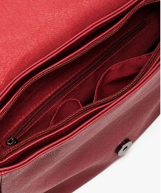 sac bandouliere a boucle decorative et finitions zip rouge7055801_3