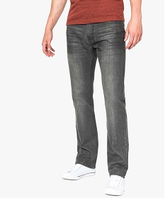 jean homme regular 5 poches taille normale longueur l34 gris jeans7063001_1
