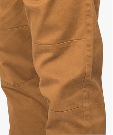 pantalon jogger en toile orange pantalons de costume7064601_2