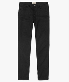 pantalon homme 5 poches straight en toile extensible noir pantalons de costume7064901_4