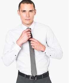 cravate unie pour homme gris7070201_1