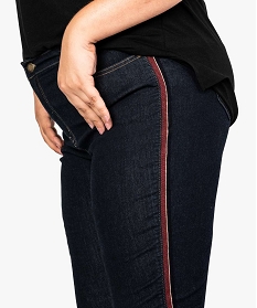 jean slim brut avec bandes sur les cotes noir pantalons et jeans7102701_2