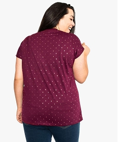 tee-shirt femme grande taille a manches courtes a motifs imprime7145401_3