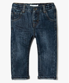 jean bebe garcon 5 poches a revers bleu jeans7159401_1