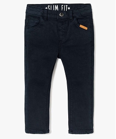 pantalon slim 5 poches a taille reglable bleu7161101_1