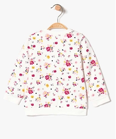 sweatshirt a manches longues imprime floral avec sequins multicolore7176401_2