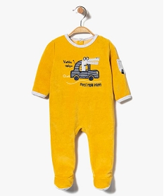 pyjama dors-bien bebe garcon avec voiture jaune7193301_1