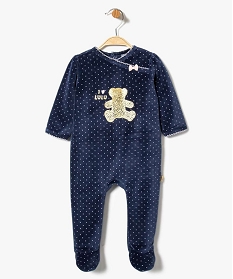 pyjama dors-bien a pois - lulu castagnette bleu7195401_1