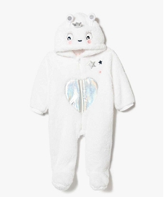 sur-pyjama bebe en maille peluche avec motifs pailletes gris7196401_2