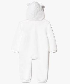 surpyjama bebe a capuche avec motifs pailletes gris