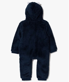 surpyjama bebe en maille peluche avec motifs de lespace bleu7197301_2