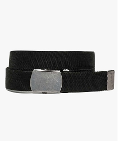 ceinture en textile avec boucle metal a griffe noir autres accessoires7228601_1