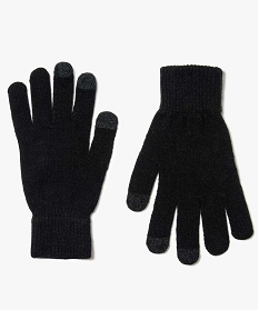 gants en maille pour homme compatibles ecrans tactiles noir7229601_1