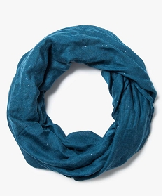 foulard snood paillete bleu7241701_1