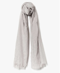 grand foulard leger avec strass gris7242301_1