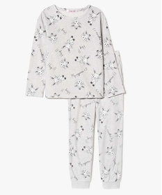 pyjama 2 pieces motifs lapins imprime7248001_1