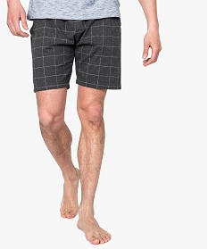 short de pyjama homme en jersey a taille elastiquee imprime7267201_1