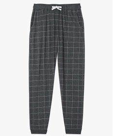 pantalon de pyjama homme en jersey a taille elastique gris7271101_4