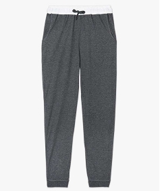 pantalon de pyjama homme en jersey a taille elastique gris7271201_4