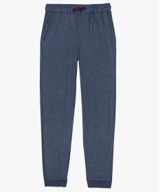 pantalon de pyjama homme en jersey a taille elastique bleu pyjamas et peignoirs7271301_4