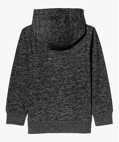 sweatshirt a capuche avec imprime en relief noir7294401_3