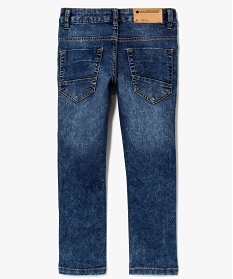 jean slim 5 poches a leger delavage bleu jeans7296401_3