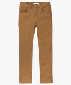pantalon garcon 5 poches twill stretch beige7297301_1