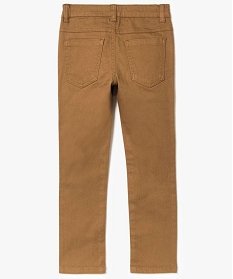 pantalon garcon 5 poches twill stretch beige pantalons7297301_2