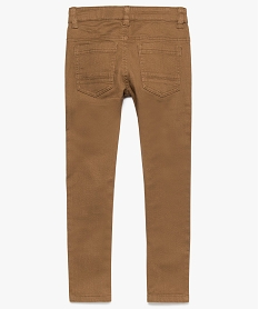 pantalon garcon 5 poches twill stretch beige pantalons7297301_3