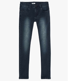 jean garcon coupe slim effet delave bleu jeans7314001_1