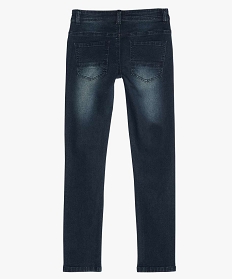 jean garcon coupe slim effet delave bleu jeans7314001_4