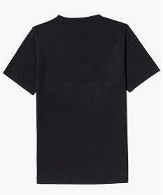 tee-shirt imprime a manches courtes noir7320301_2