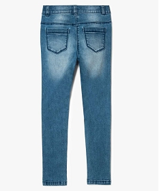 jean skinny effet delave a broderies sequins gris jeans7324901_2