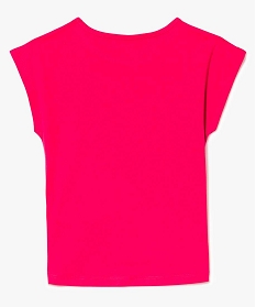 tee-shirt loose sans manches imprime rose tee-shirts7336301_2