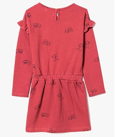 robe sweat a pois rose7344201_2