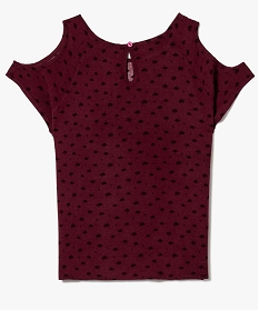 top epaules denudees a motifs all-over rouge7349201_2