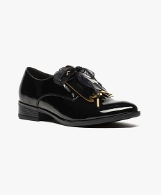 grande largeur  derby verni a patte fantaisie et lacet ruban- gemo x lalaa misaki noir derbies7365901_2