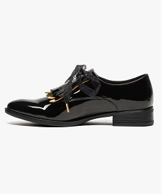 grande largeur  derby verni a patte fantaisie et lacet ruban- gemo x lalaa misaki noir derbies7365901_3