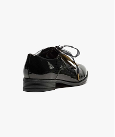 grande largeur  derby verni a patte fantaisie et lacet ruban- gemo x lalaa misaki noir derbies7365901_4