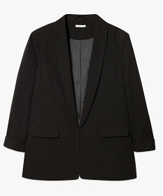 veste de tailleur femme porte ouvert - gemo x lalaa misaki noir vestes et manteaux7368201_4