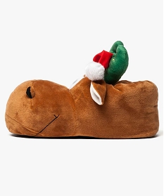 Pantoufles Homme Rennes de Noël 🦌