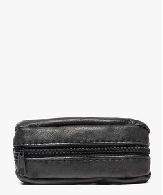 GEMO Porte-monnaie homme en cuir Noir