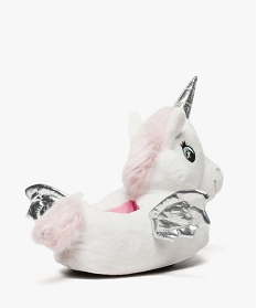 chaussons pour fille en forme de licorne blanc7406701_4