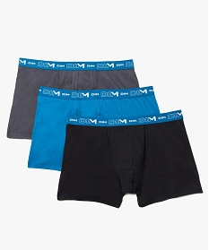 boxer homme en coton stretch - dim (lot de 3) bleu boxers et calecons7467501_2