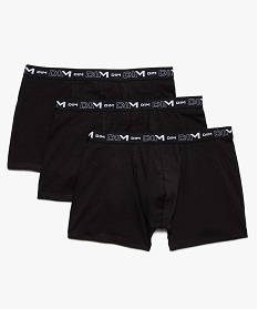 boxer homme en coton stretch respirant - dim (lot de 3) noir boxers et calecons7467701_1