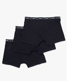 boxer homme en coton stretch respirant - dim (lot de 3) noir boxers et calecons7467701_3