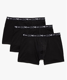 boxer homme en coton stretch respirant - dim (lot de 3) noir boxers et calecons7467701_4